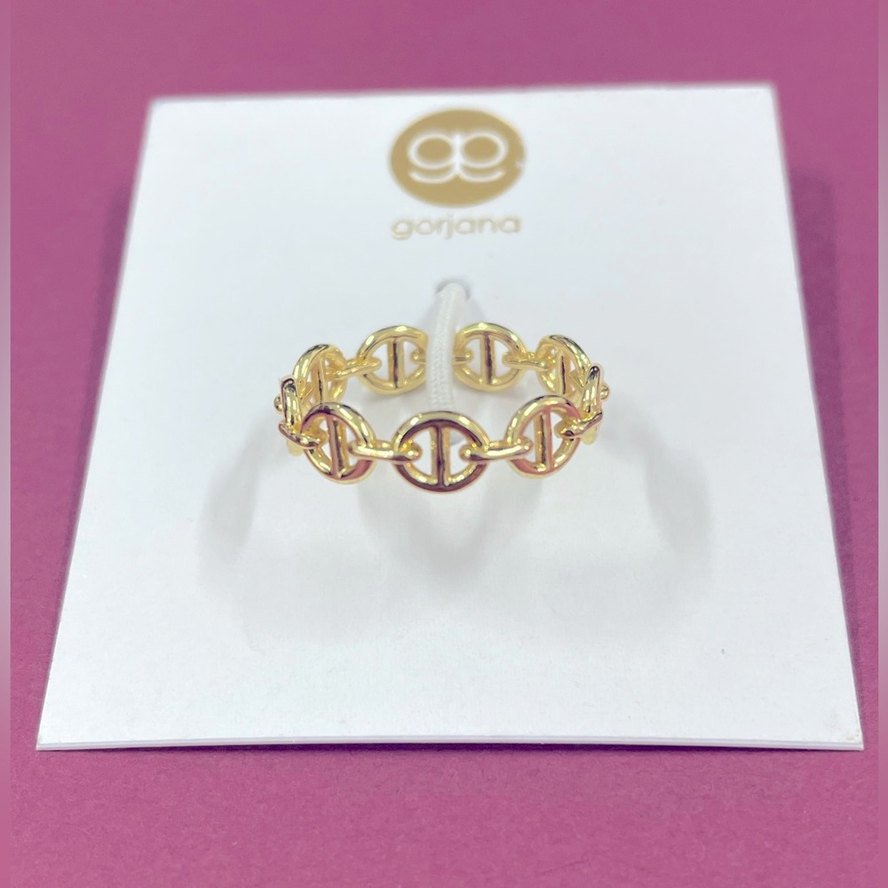 Gorjana chain link ring size 7 fashion ring
